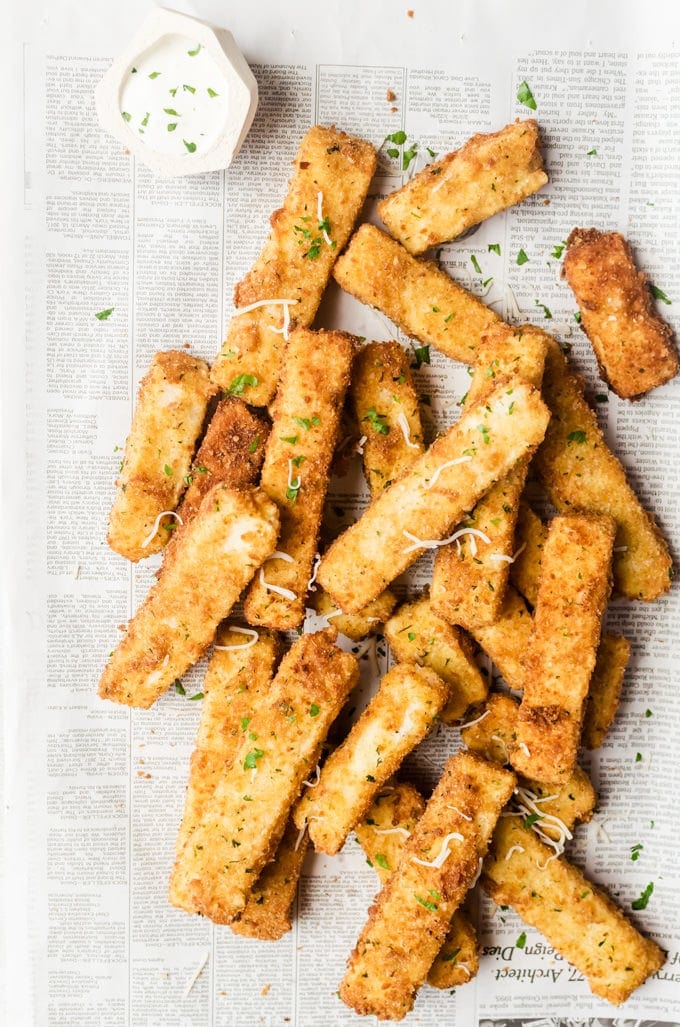 There isn't anything better than repurposing leftover mashed potatoes to make these mashed potato fries! 
