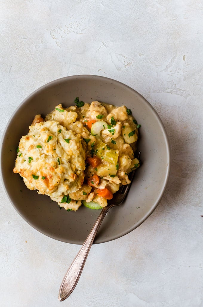 This slow cooker chicken pot pie will be your new favorite fall weeknight dinner