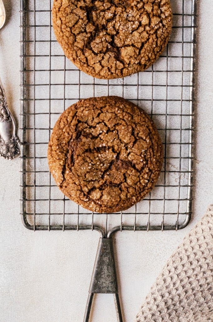 You've never had molasses cookies like these before. These chewy molasses cookies have the perfect balance of flavor and are perfect for dunking