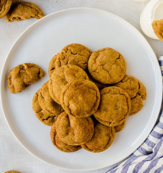 Treat yourself to a batch of brown butter pumpkin snickerdoodles