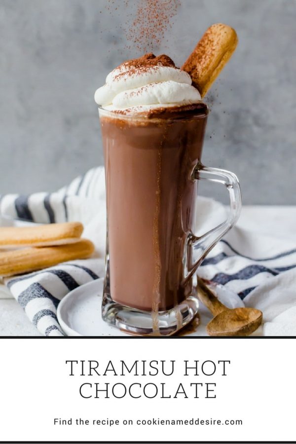 There isnt any reason not to make yourself a tiramisu hot chocolate