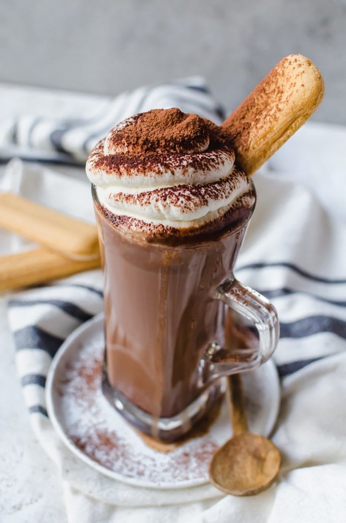 Hot chocolate with a twist. This tiramisu hot chocolate is the most indulgent treat you will ever try. 