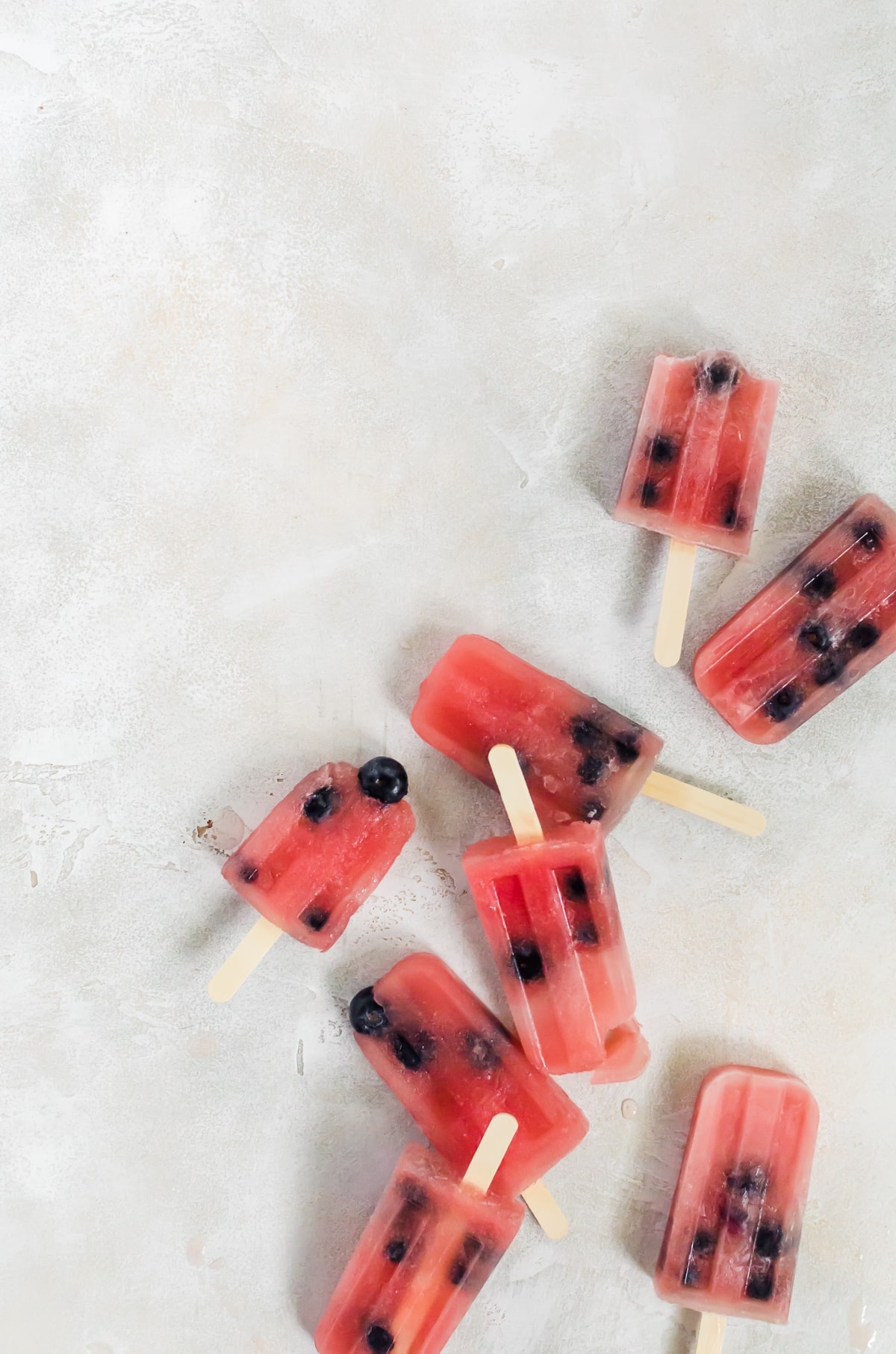 Watermelon Frosé Popsicles