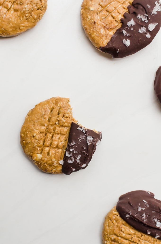 chocolate peanut butter no bake cookies