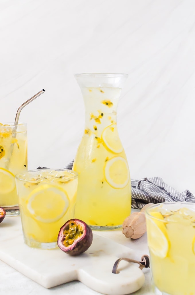 passion fruit lemonade
