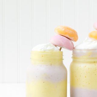 Super sweet and fun strawberry mango milkshake