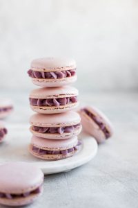 macarons stacked together