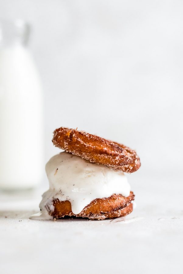 Churro Ice Cream Sandwich - A Cookie Named Desire