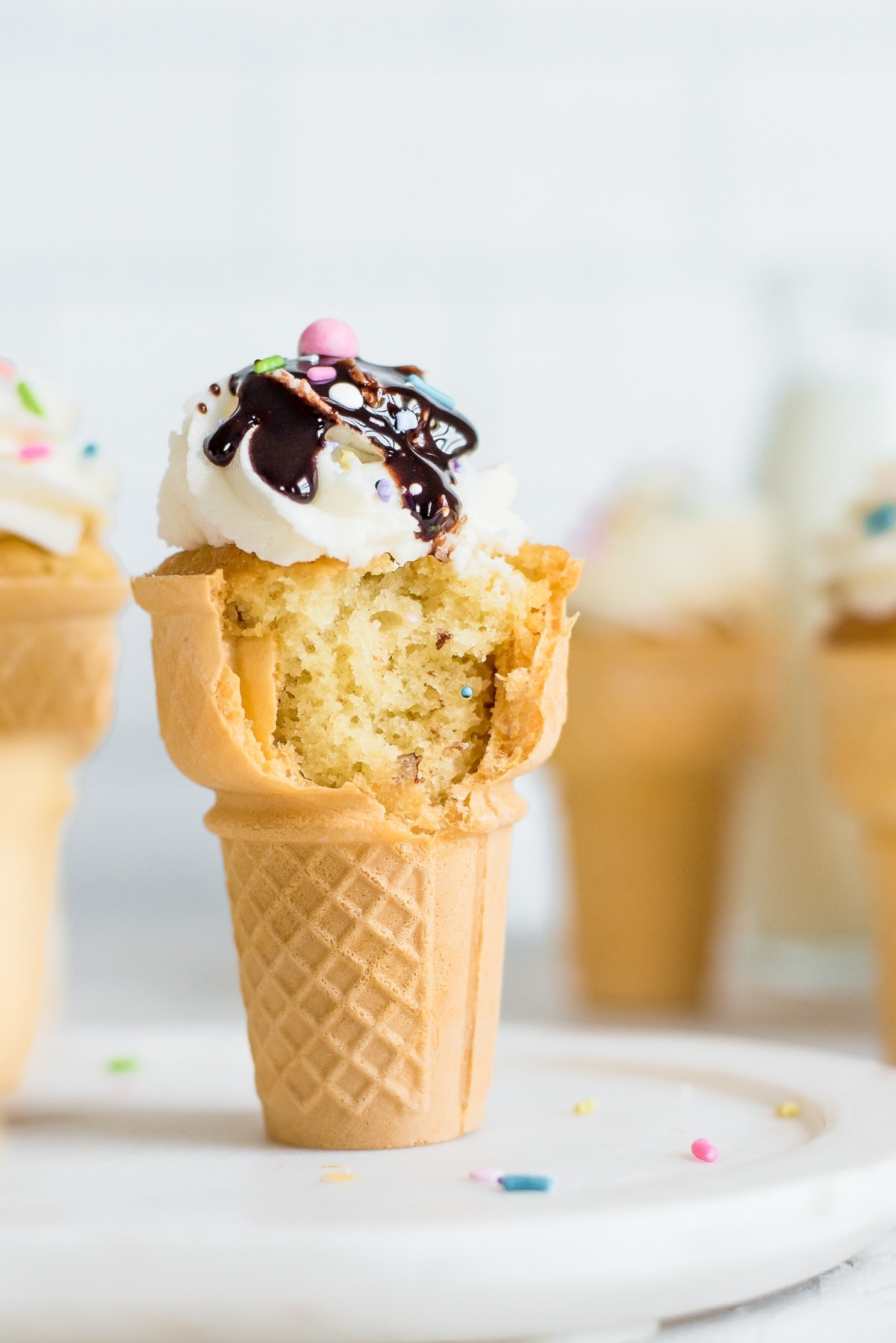 Ice Cream Cone Cupcakes | A Cookie Named Desire