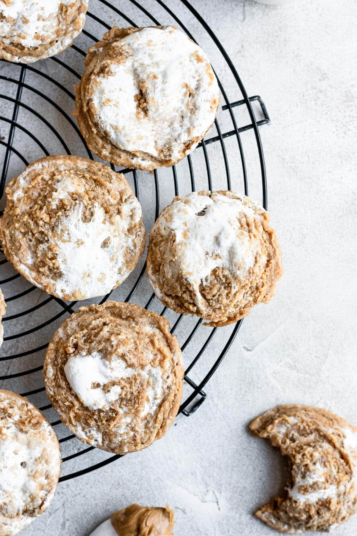 cookies on wire rack