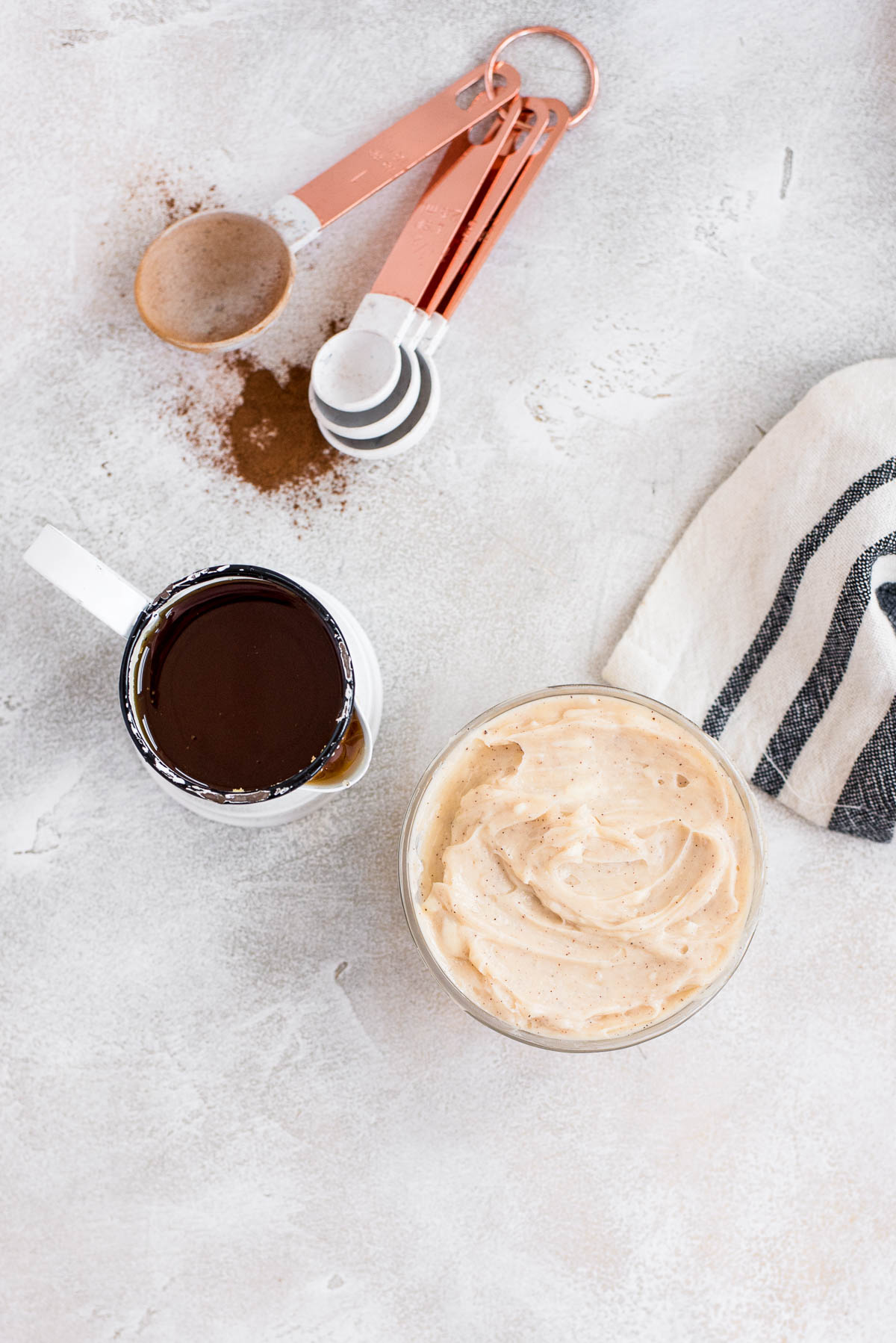 cinnamon honey butter next to ingredients