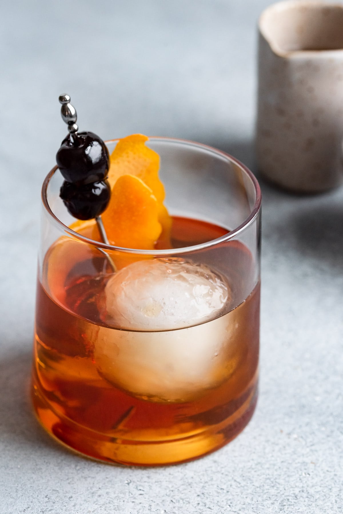 Cocktail: Amaretto Old Fashioned, with bourbon and maple - Urbaine