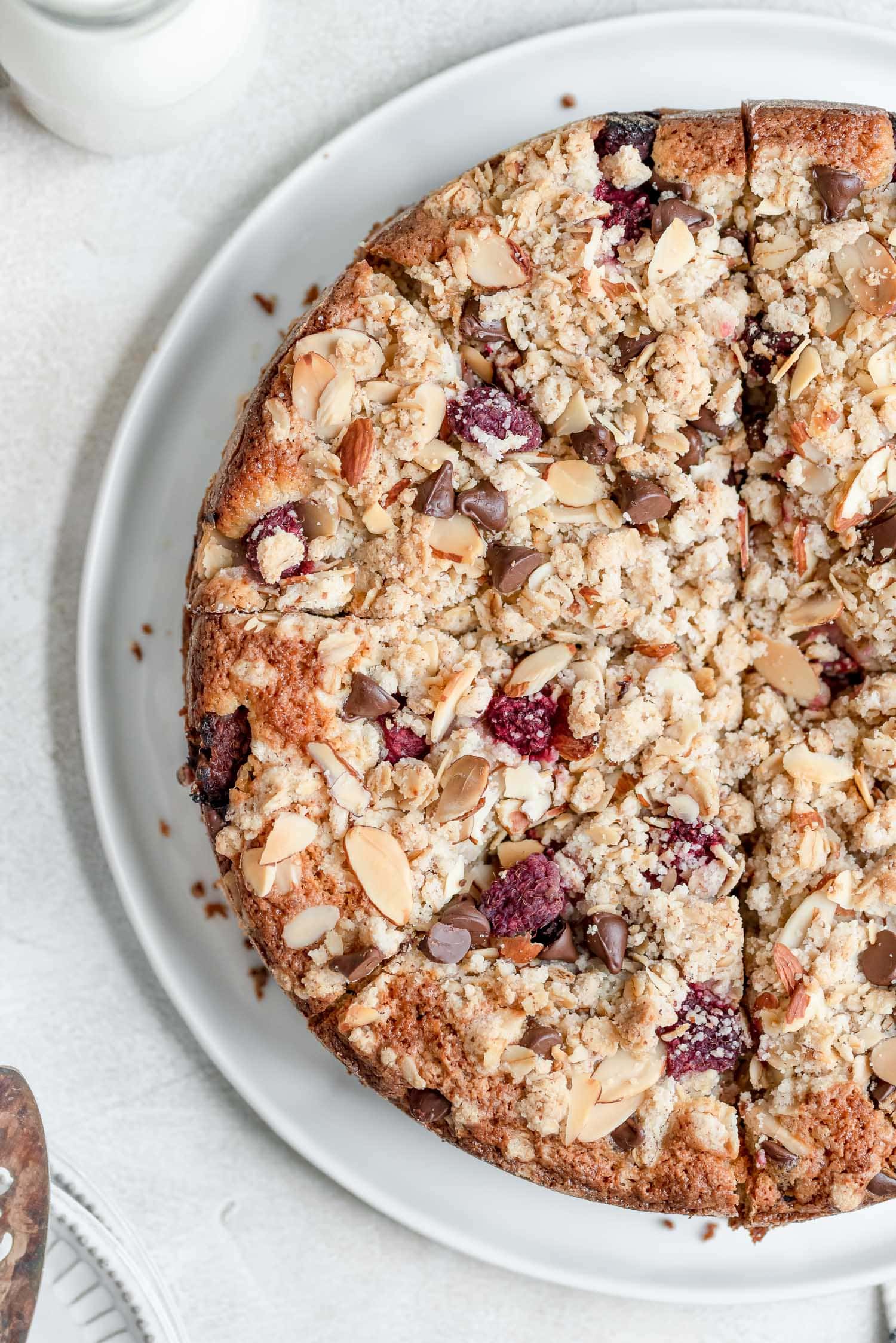 Raspberry Chocolate Chip Coffee Cake